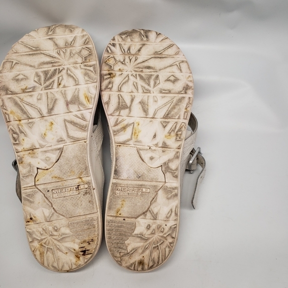 Merrell Select Move Slip On Y Strap Leather Sandal Size 10 Adjustable St… - Picture 11 of 14